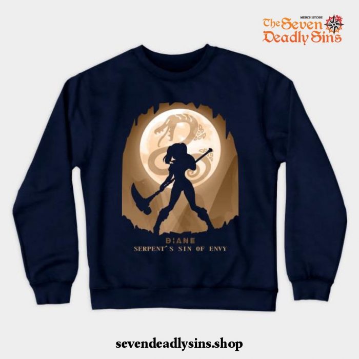 Diane Crewneck Sweatshirt Navy Blue / S