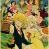 Funny Happy The Seven Deadly Sins Kraft Paper Poster