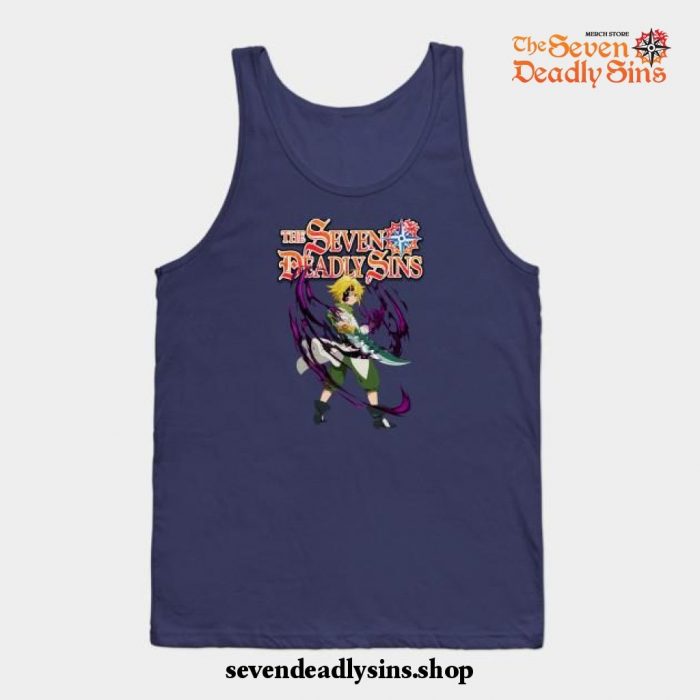 Meliodas Tank Top Navy Blue / S
