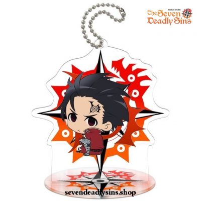 New Arrived Chibi The Seven Deadly Sins Characters Action Figure Keychain Zeldris